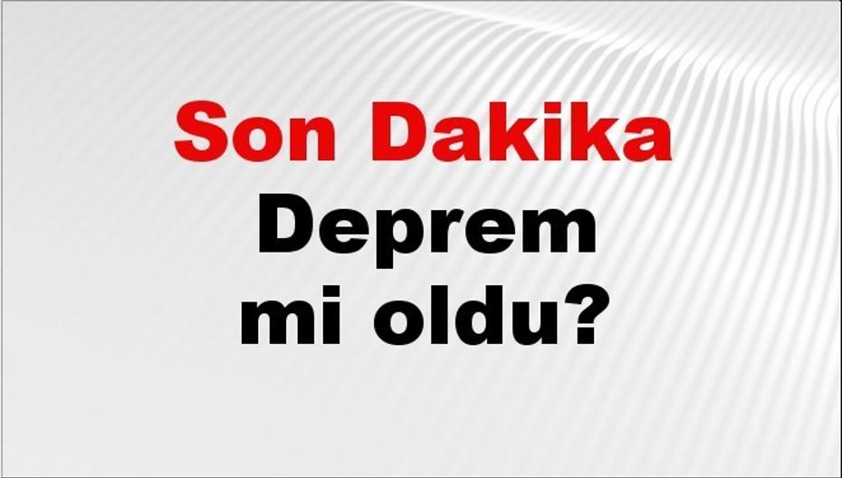 Çanakkale'de Son Dakika Deprem Gelişmeleri: Gökçeada'da 4.8 Şiddetinde Sarsıntı
