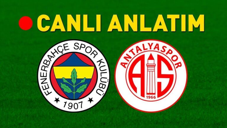 Fenerbahce evde Antalyasport’a ev sahipliği yapıyor! Mümkün olan 11 kişi açıklandı …