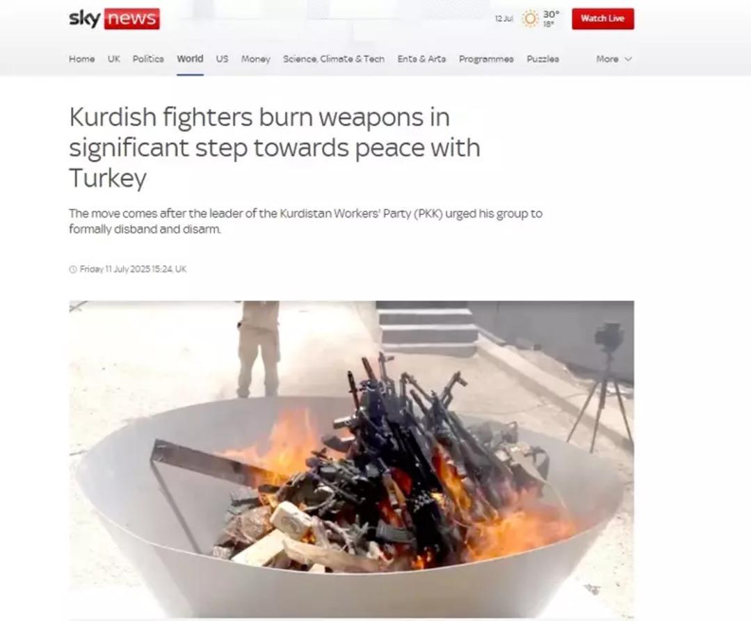 Terör örgütünün PKK silahlarının serbest bırakılması dünyanın gündeminde! 